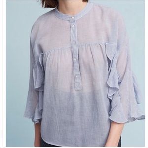 Maeve Ruffle sleeve blouse